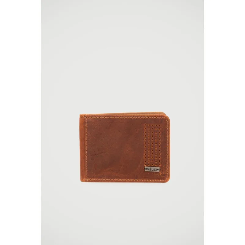 Billetera Odín de cuero para hombre MIEL