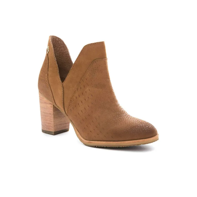 Botines de cuero Miel 34
