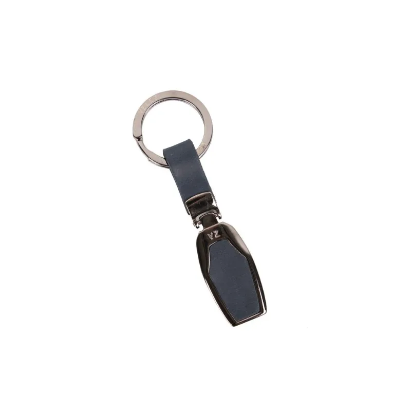 Llavero Babetto con cuero para hombre AZUL