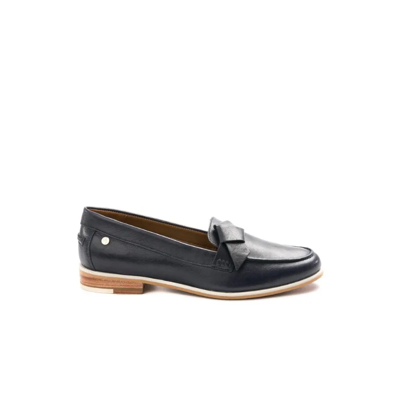 Mocasines Badala de cuero para mujer Azul 36