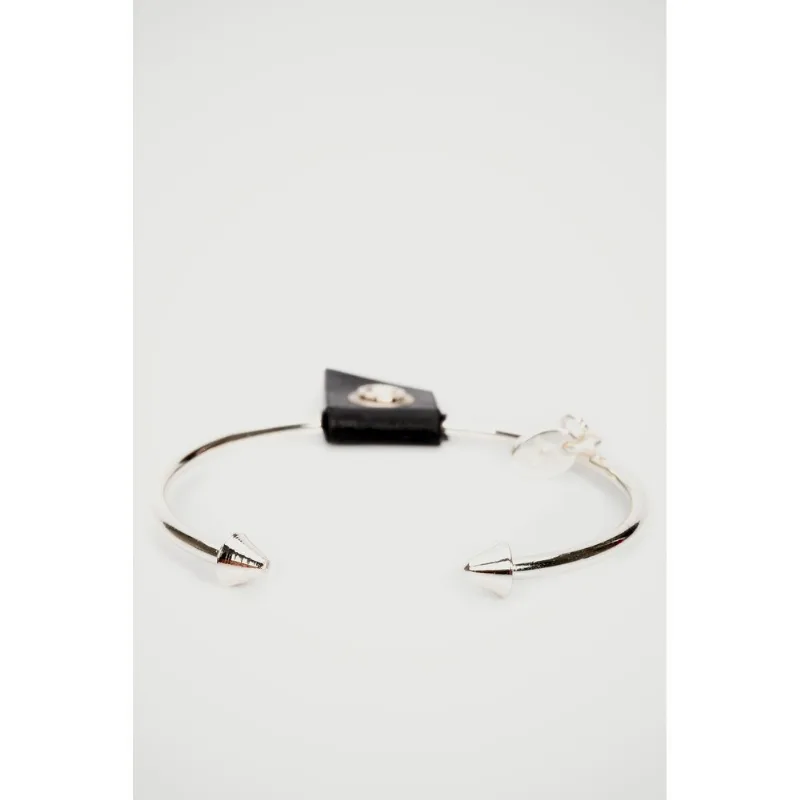 Manilla silonna para mujer Negro