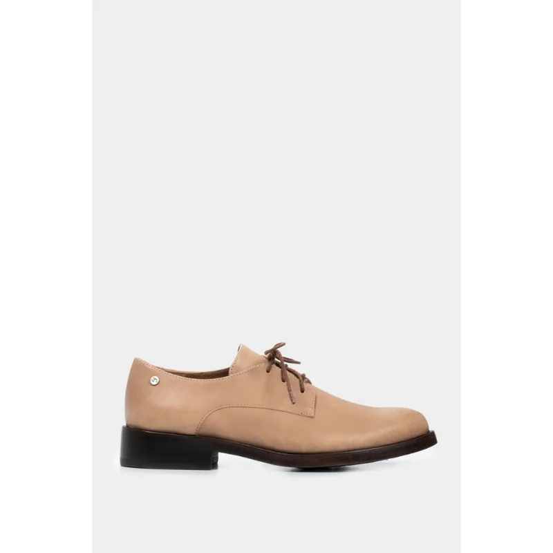 Zapatos Akana de cuero para mujer Beige 38