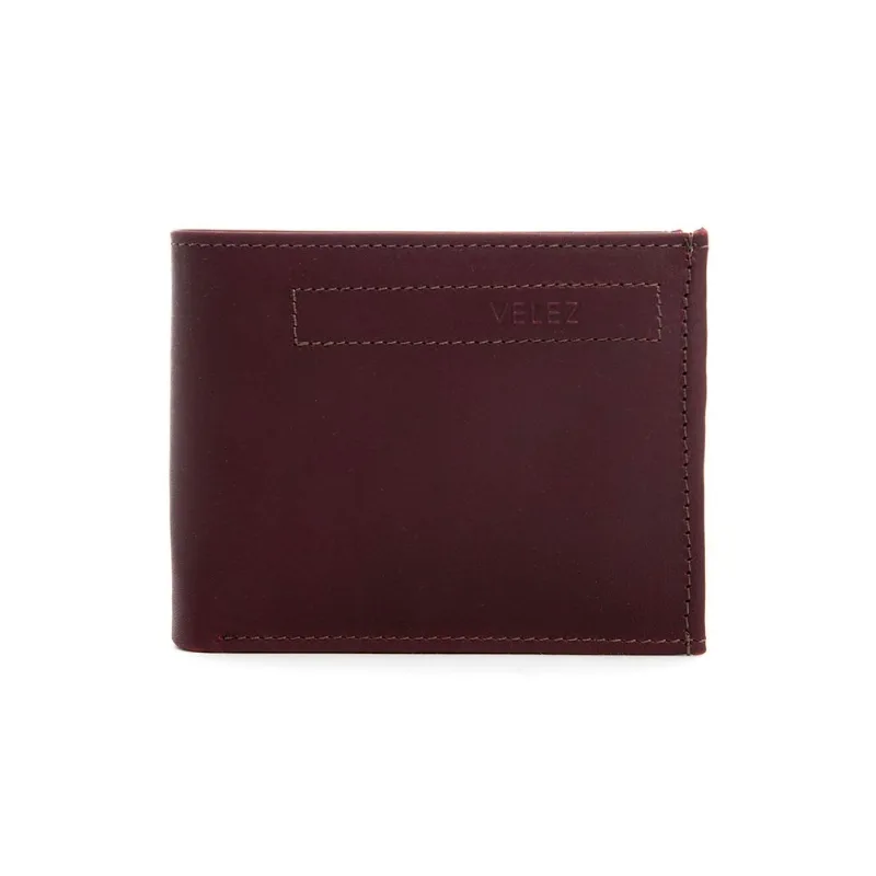 Billetera Ciona de cuero para hombre Rojo