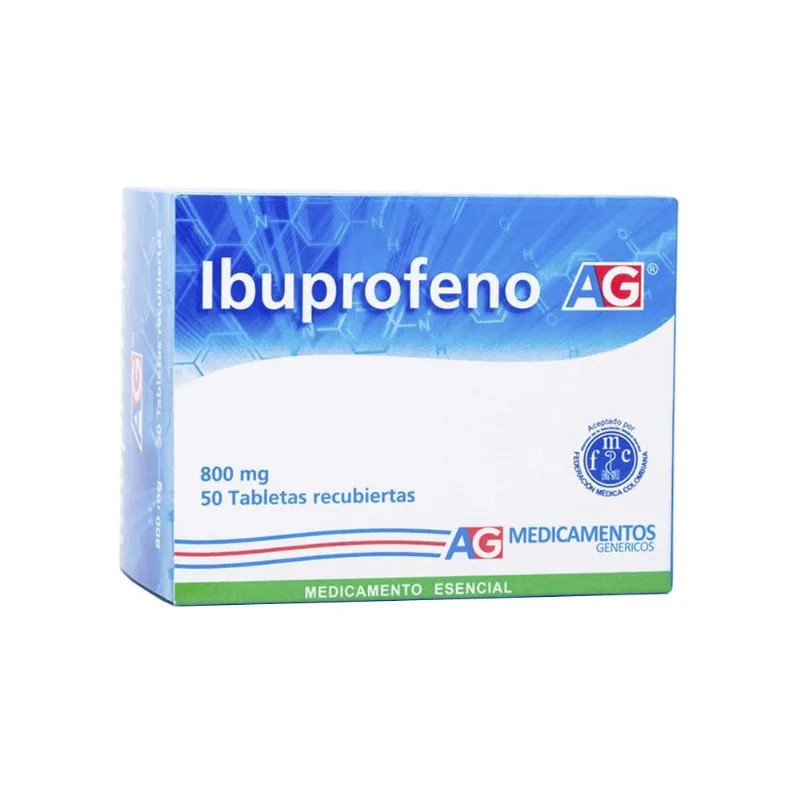 Ibuprofeno 800 Mg Caja con 50 Tabletas Recubiertas - American Generics