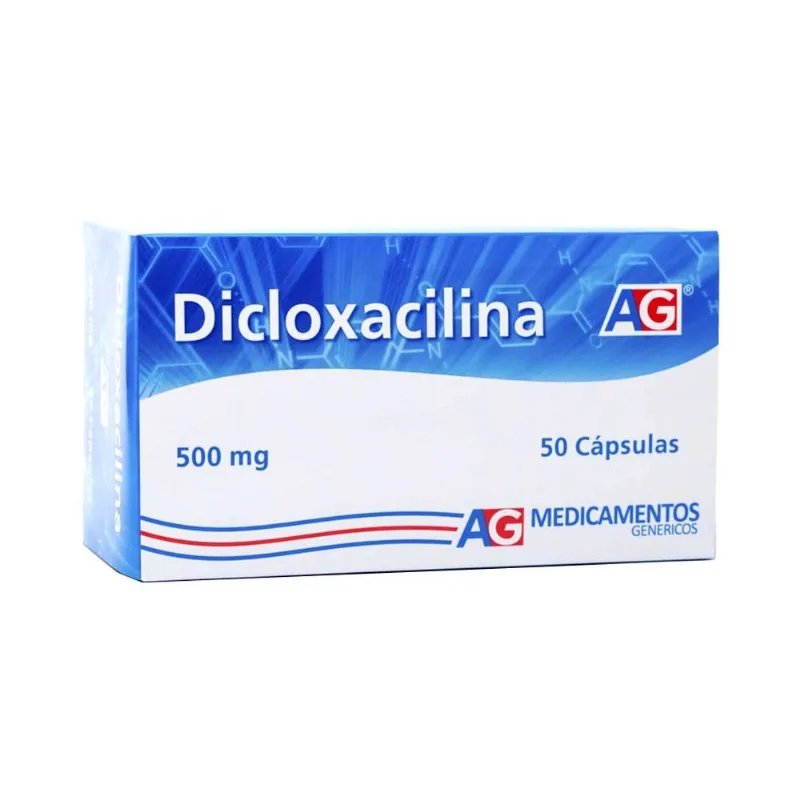 Dicloxacilina Ag 500 Mg Caja con 50 Cápsulas