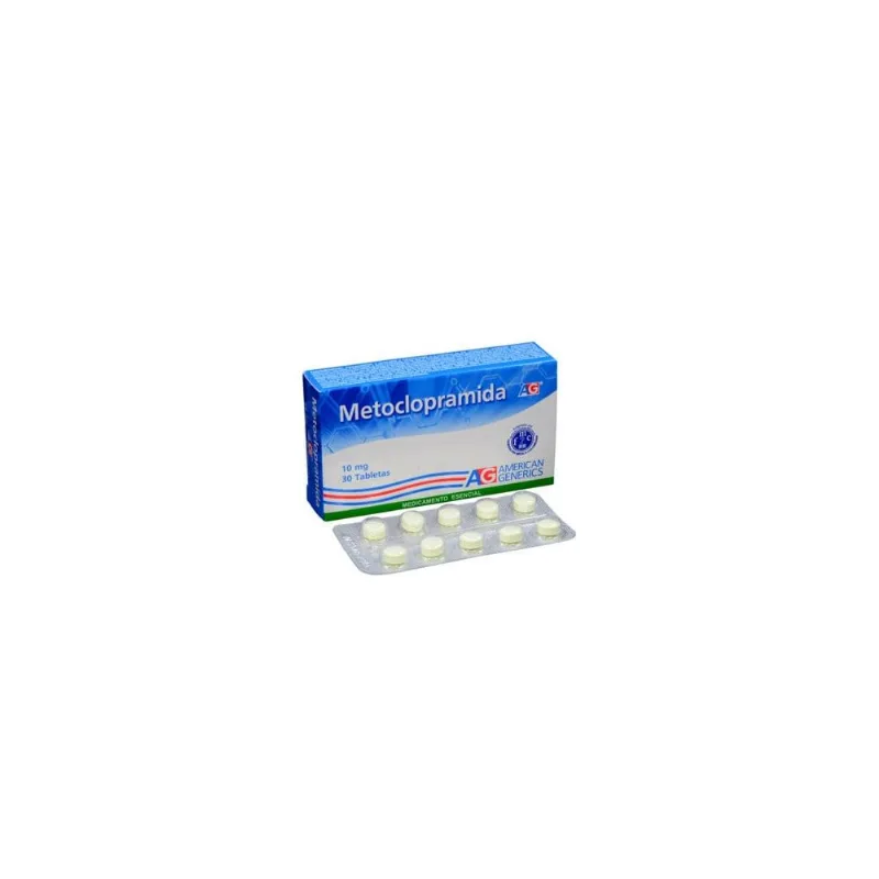 Metoclopramida 10 Mg Caja X 30 Tabletas - American Generics