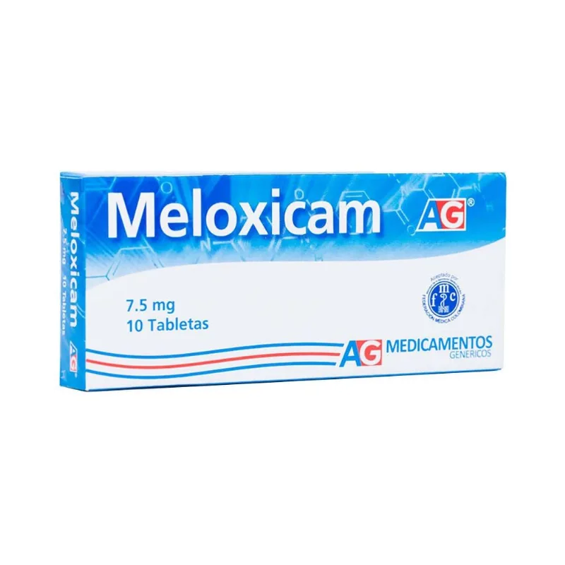 Meloxicam 7.5 Mg Caja con 10 Tabletas - American Generics