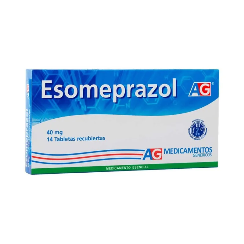 Esomeprazol 40 Mg Caja con 14 Tabletas Recubiertas