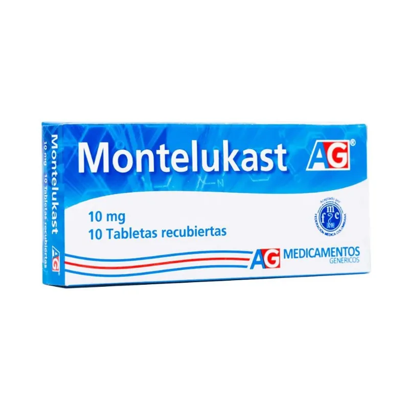 Montelukast 10 Mg Caja con 10 Tabletas Recubiertas