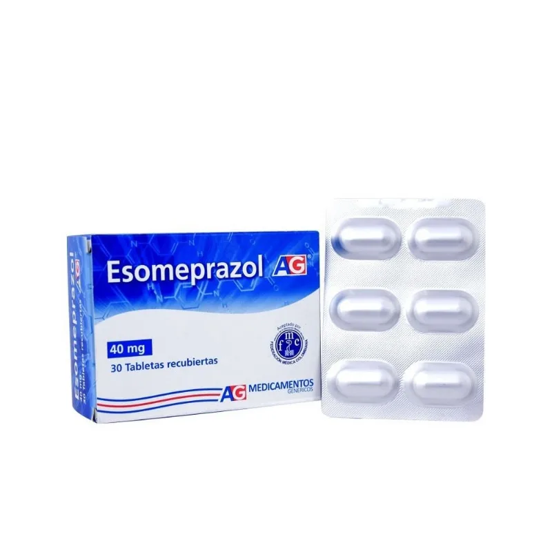 Esomeprazol Ag Caja con 30 Tabletas 40mg