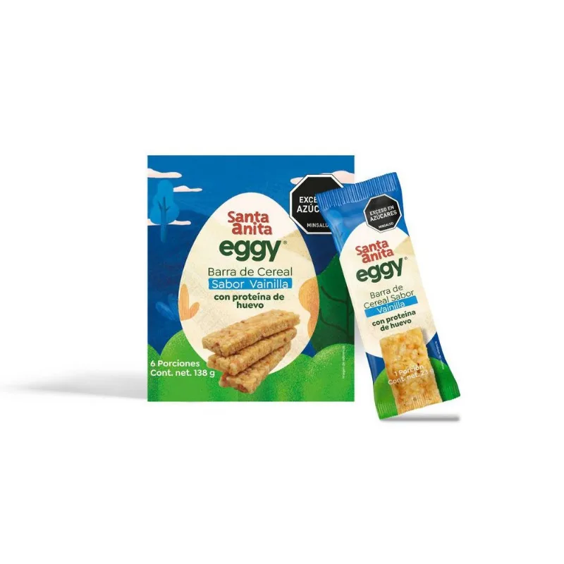 Barra de cereal SANTA ANITA sabor a vainilla (138 gr)