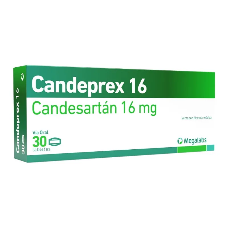 Candeprex 16 Mg Caja con 30 Tabletas