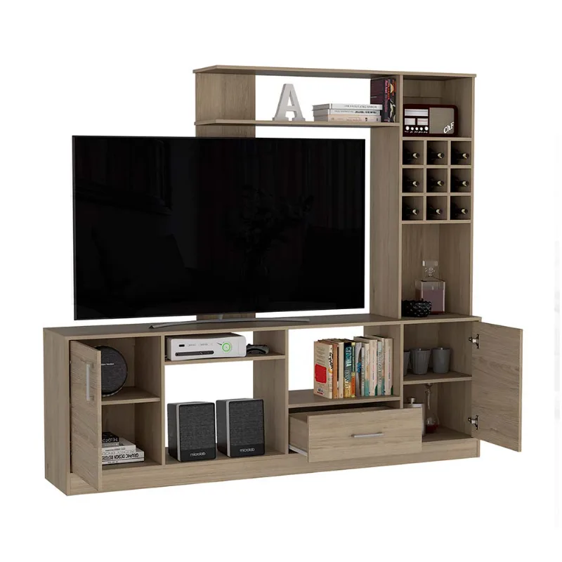 Centro de Entretenimiento Melamina Beijing 60' Tuhome Beige