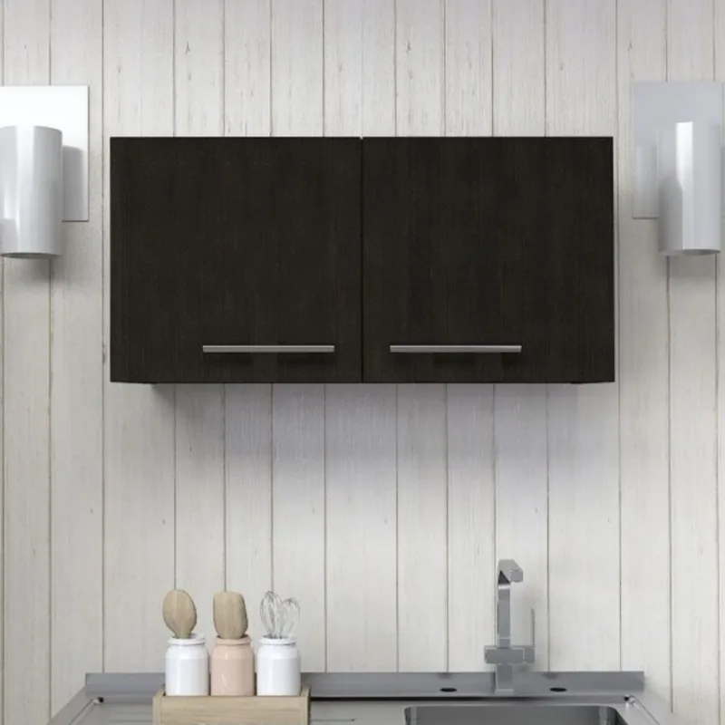 Mueble Superior de Cocina Tuhome 2 Puertas Manchester Wengue