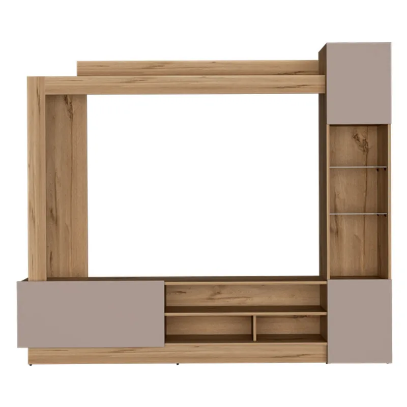 Centro entretenimiento 65'' Nizza 175.4x204x36.5cm duna/taupe RTA