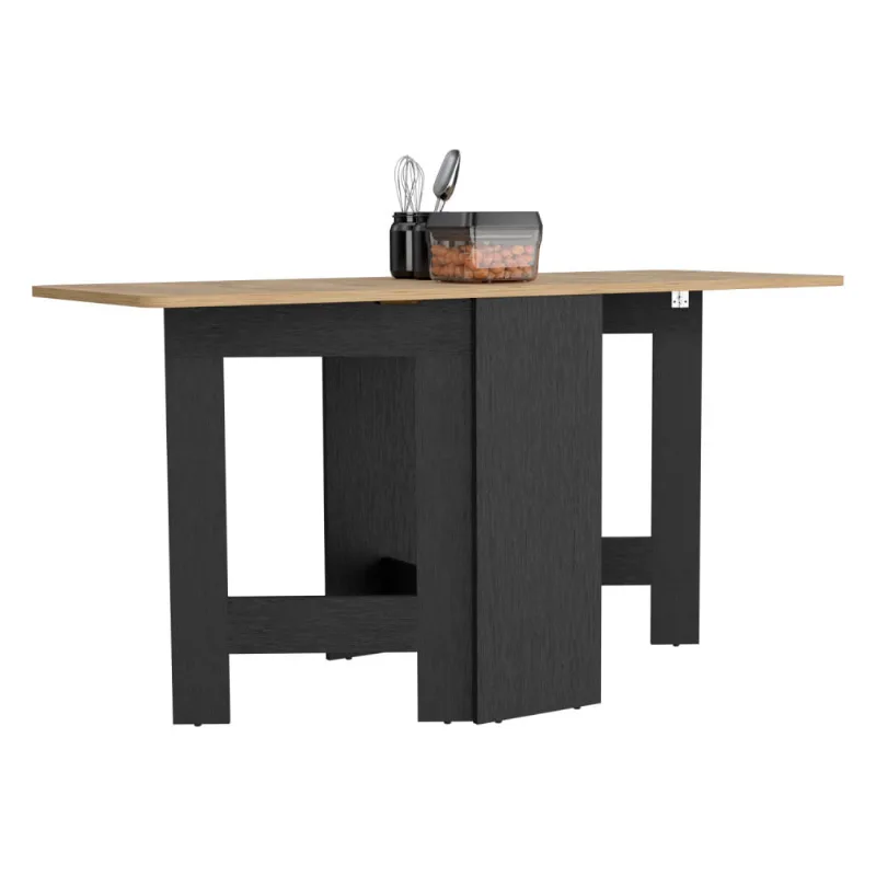 Mesa plegable Macadamia wengue 78x149x60 cm Rta