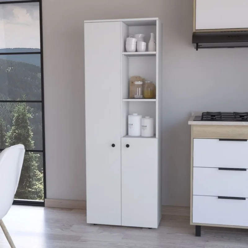 Alacena de Cocina Tuhome Konik 2 Puertas Blanco Marquez