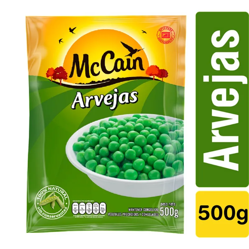 Arveja x500gr MC CAIN 500 gr