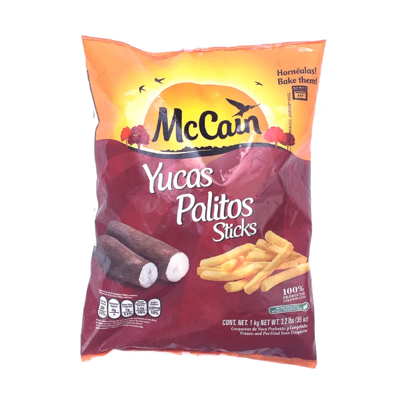 Yuca En Palitos Mc Cain|1kg Yuca En Palitos Mc Cain 1kg