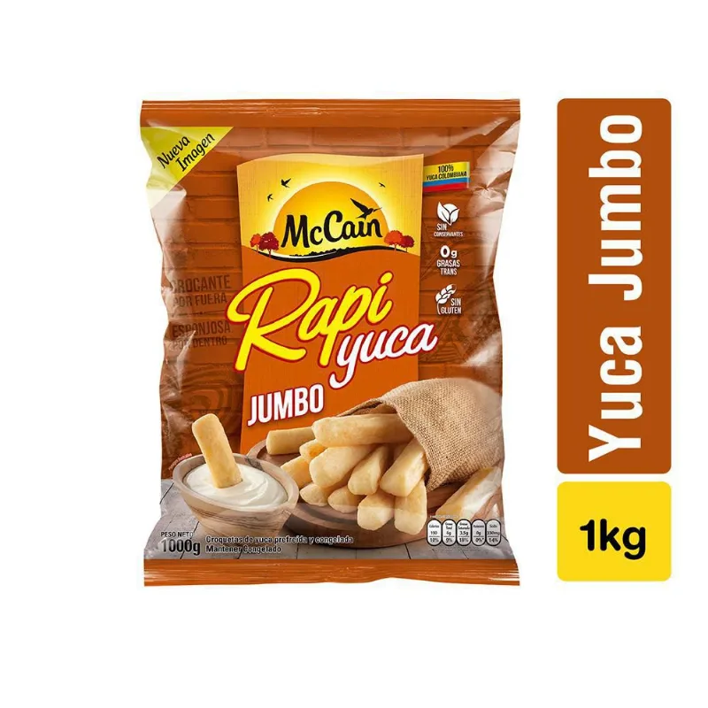 Rapicroquetas de yuca x 1000g RAPI 1000 gr