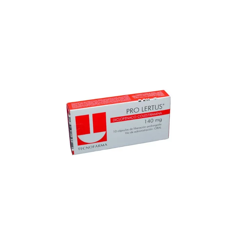 Pro Lertus 140 Mg Caja con 10 Cápsulas de Liberación Prolongada