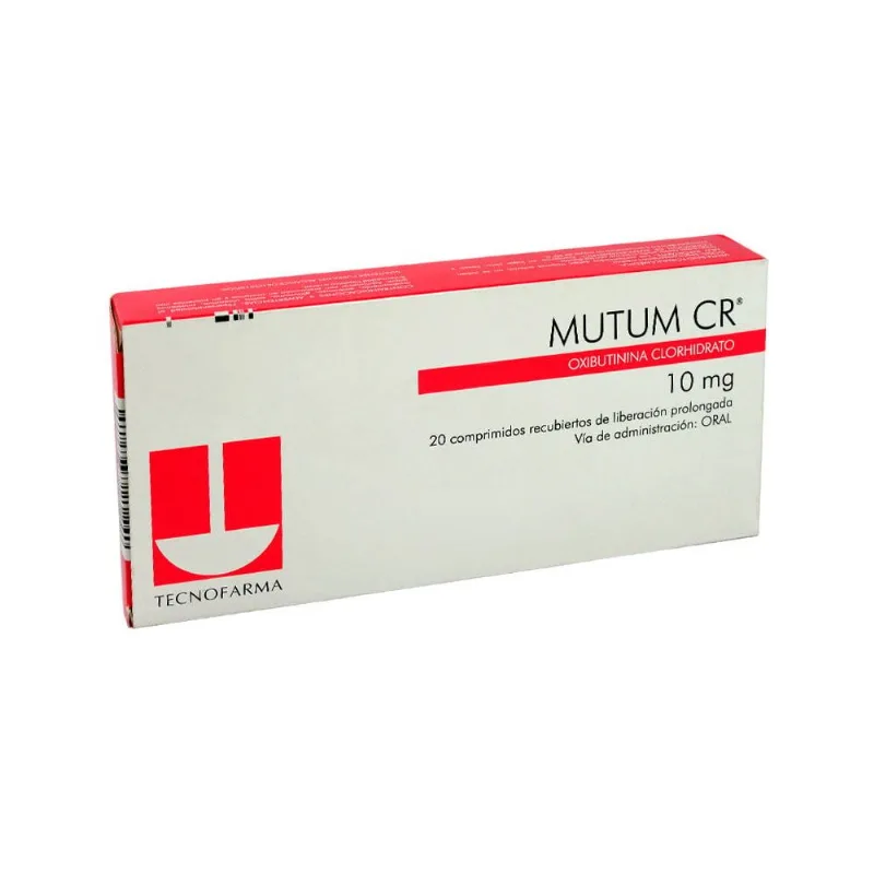 Mutum Cr 10 Mg Caja con 20 Comprimidos Recubiertos de Liberación Prolongada