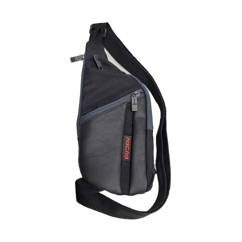 Morral manos libres antirrobo negro para celular
