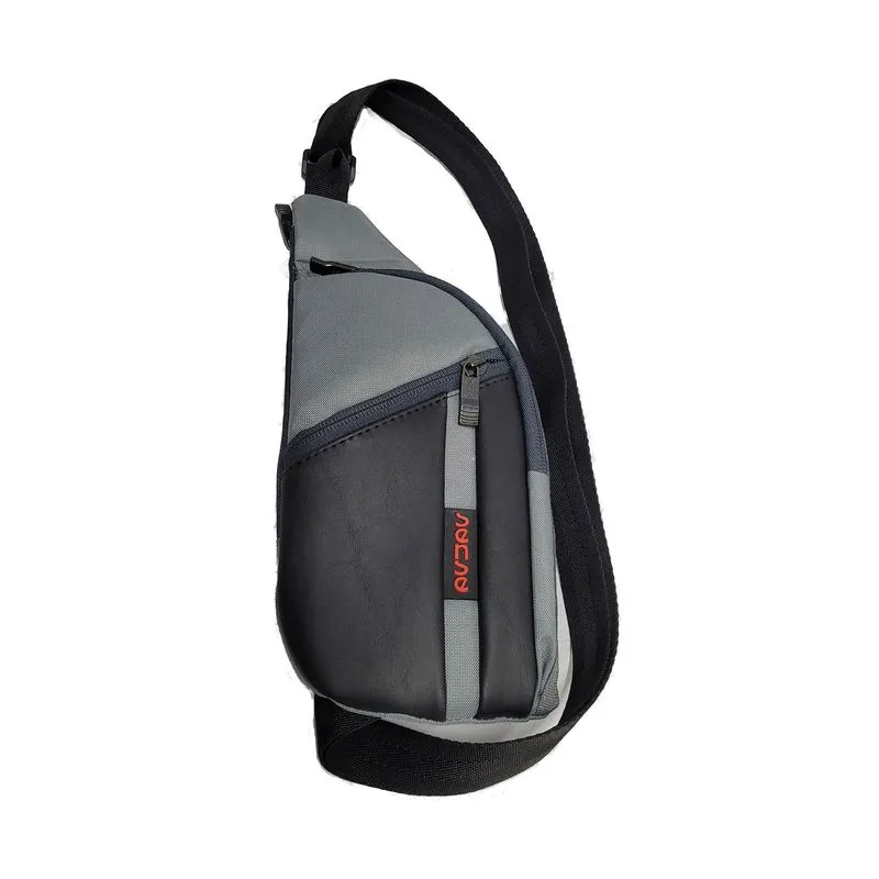 Morral manos libres antirrobo gris para celular
