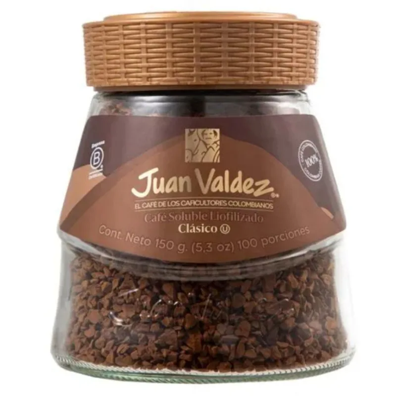 Café Juan Valdez Liofilizado Clasico 150 Gr