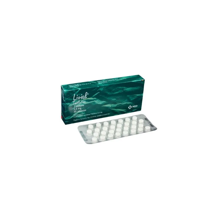 Livial 2.5 Mg Caja con 30 Tabletas