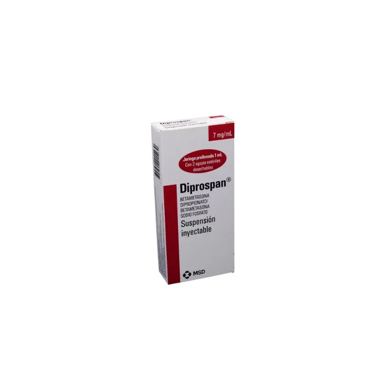 Diprospan Suspensión Inyectable 7 Mg / Ml Caja con 1 Jeringa Prellenada de 1 Ml
