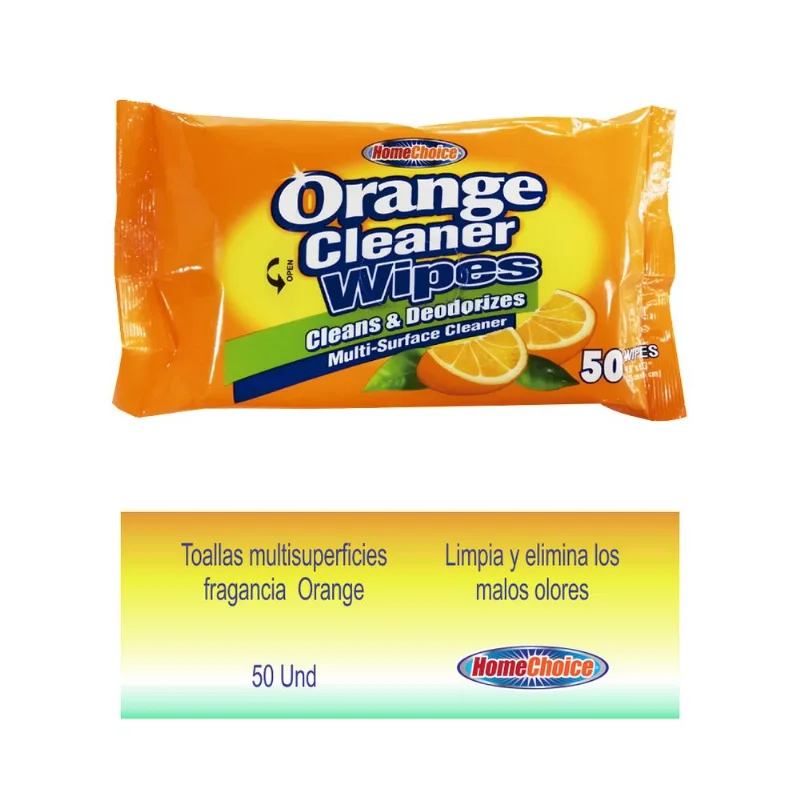 TOALLITAS MULTISUPERFICIES HOMECHOICE MARCA EXCLUSIVA 50 und