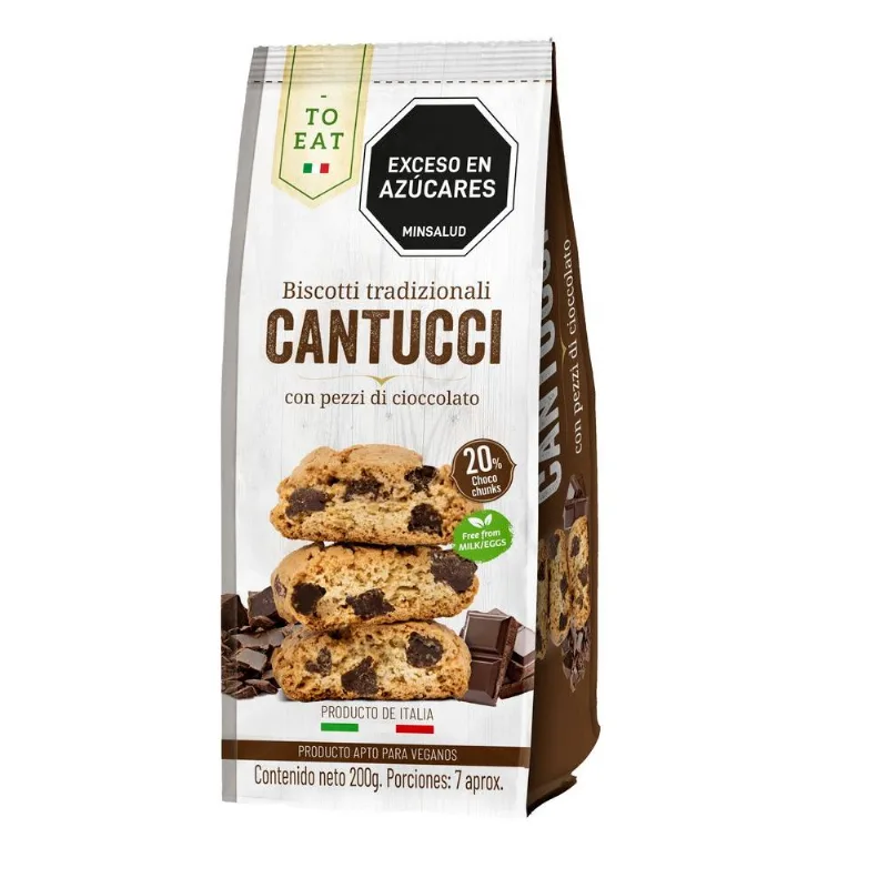 Galletas TO EAT MARCA EXCLUSIVA trozos de chocolate (200 gr)