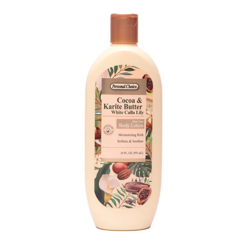 Crema corporal PERSONAL CHOICE MARCA EXCLUSIV cocoa & karité (591 ml)