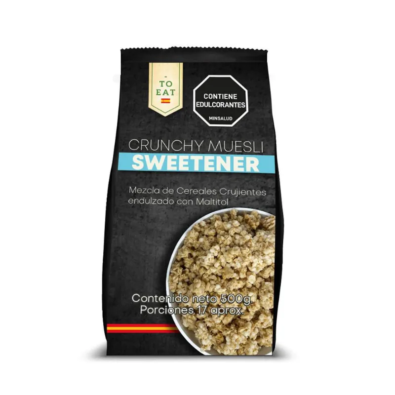 Cereal TO EAT MARCA EXCLUSIVA endulzado con maltitol (500 gr)