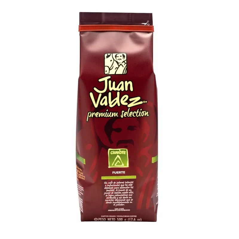 Café Grão Colombiano Juan Valdez Volcan Fuerte Forte 500 G Café Grão Colombiano Juan Valdez Volcan Fuerte Forte 500 G