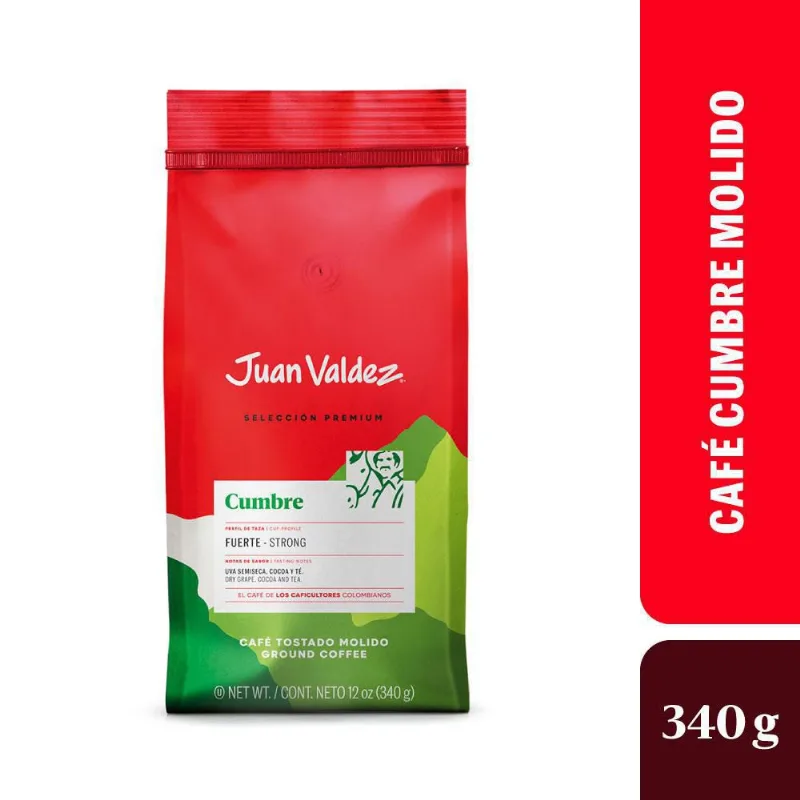 Cafe Cumbre Premium JUAN VALDEZ 340 gr