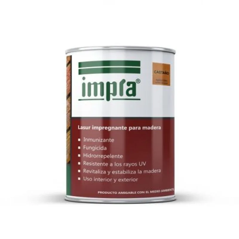 Barniz Exterior/Interior Castaño 1/8gl Impra