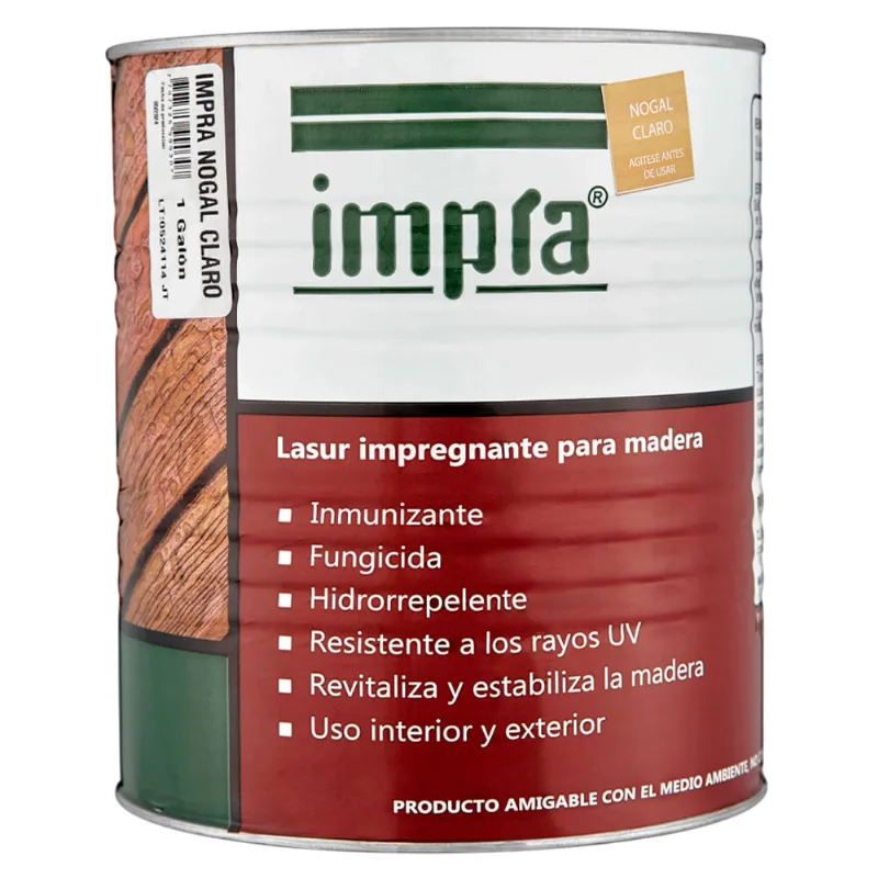Barniz Exterior/interior 1gl Nogal Claro