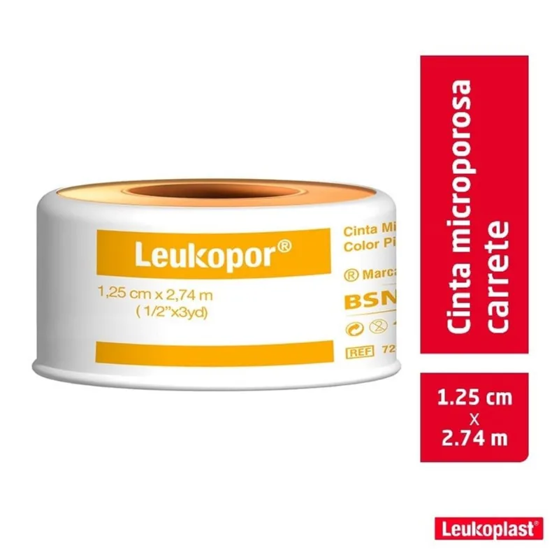 Esparadrapo Microporoso Color Piel Empaque con 1 Rollo