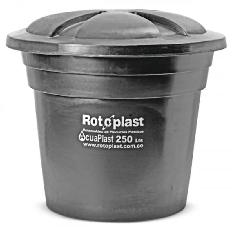 Tanque Acuaplast Negro 250 Lt Rotoplast