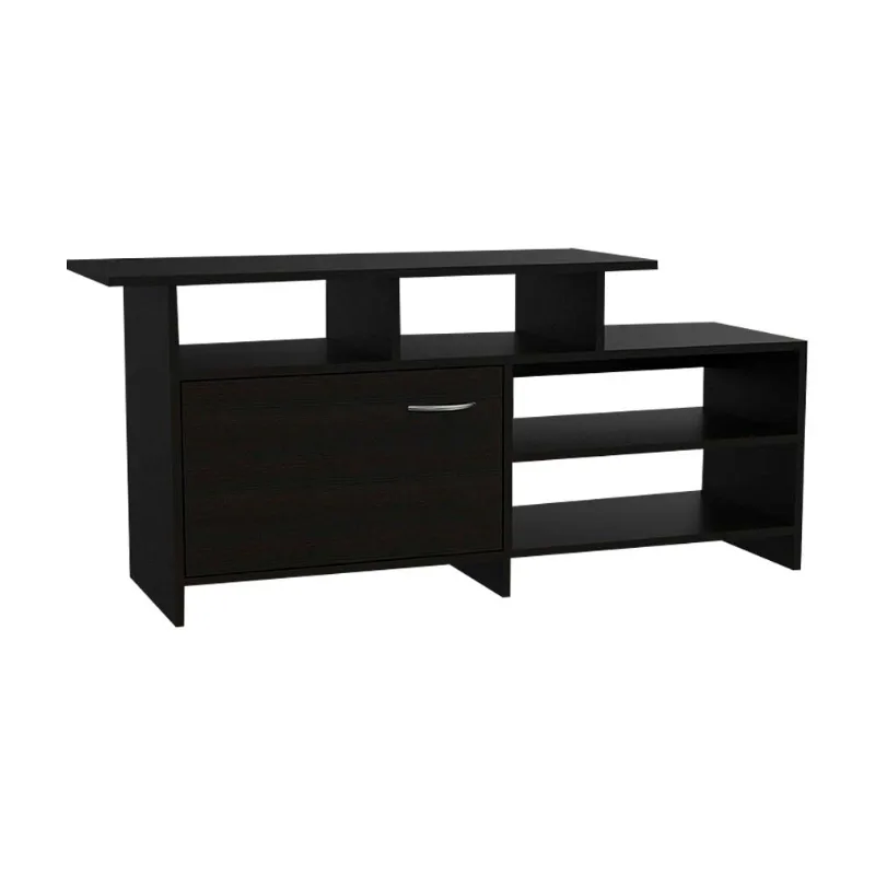 Mesa para tv 40" Lima Negro Amaderado Tuhome