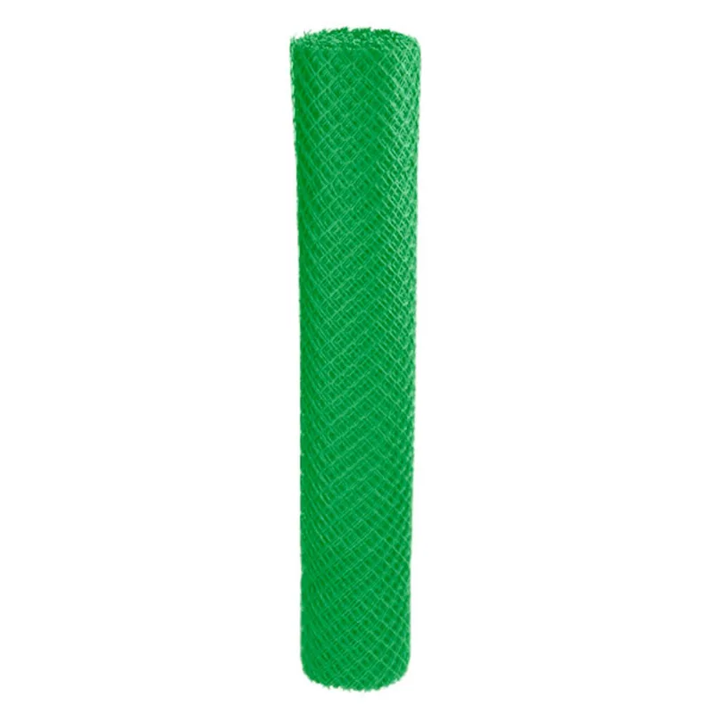 Malla plástica Diamante 1x30 m verde LaFerretteri