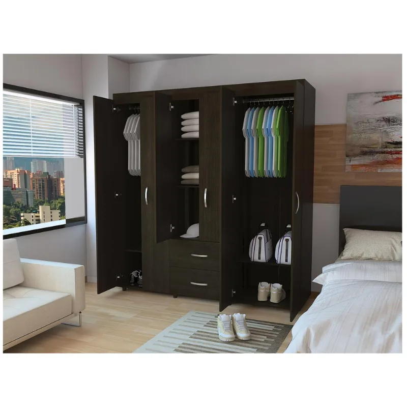 Armario bariloche 180x170x50cm wengue rta