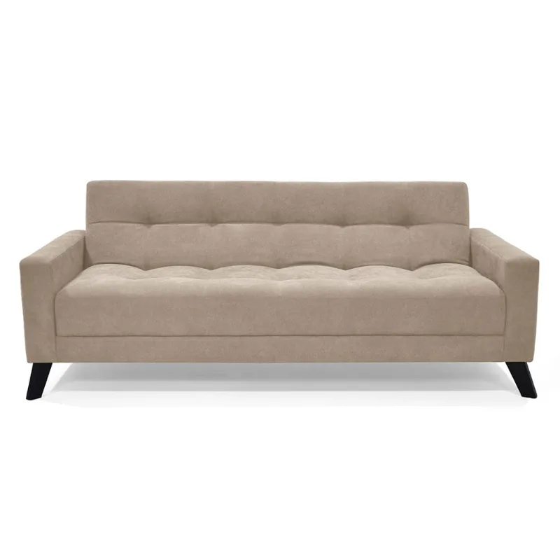 Sofá cama 3 puestos Sahara 82x206x90 cm taupe Hogar Venecia