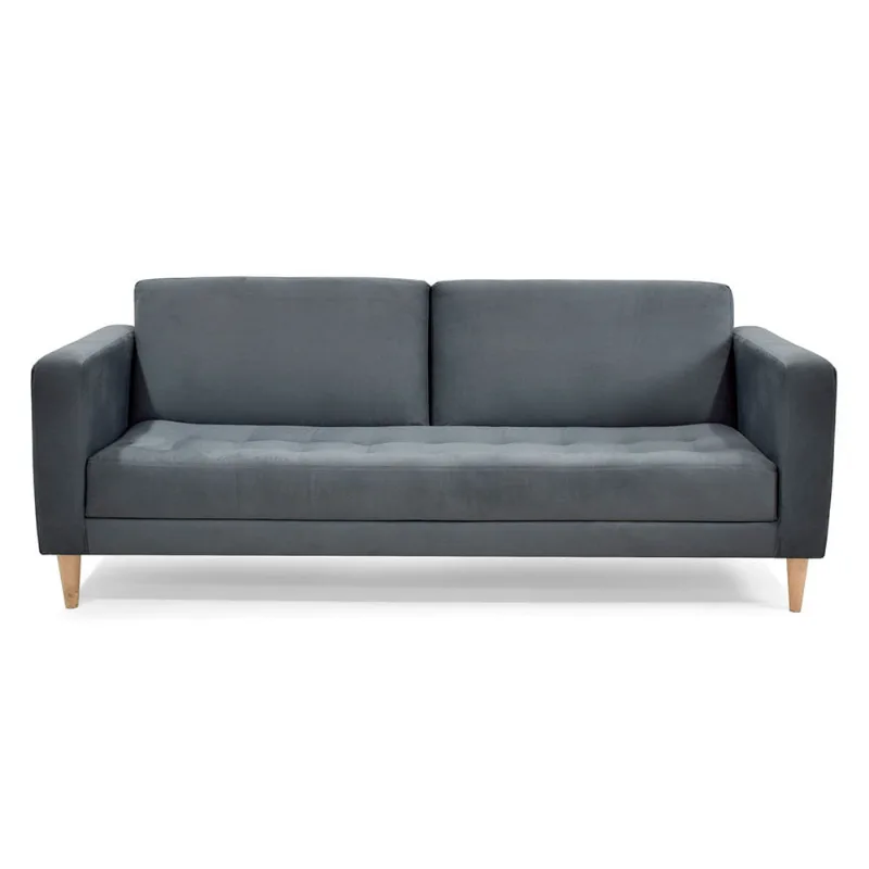 Sofá cama 3 puestos Babilonia 86x205x87 cm gris Hogar Venecia