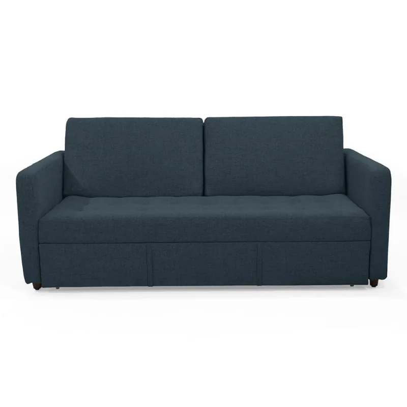 Sofá cama 3 puestos Uganda 87x192x93 cm plomo Hogar Venecia
