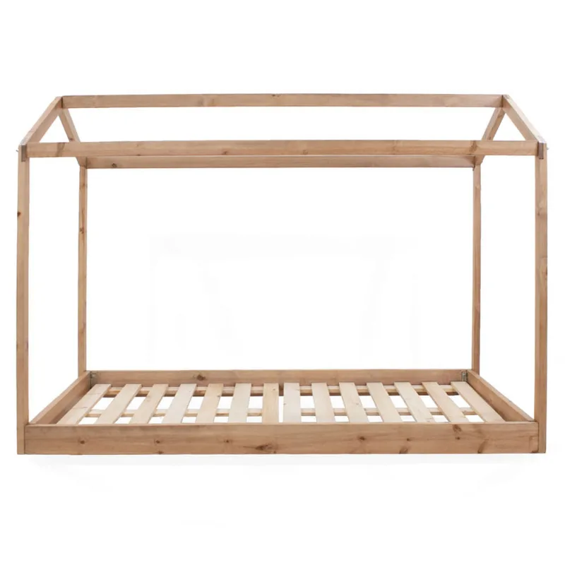 Cama infantil Montessori caoba 151x107x202 cm Hogar Venecia