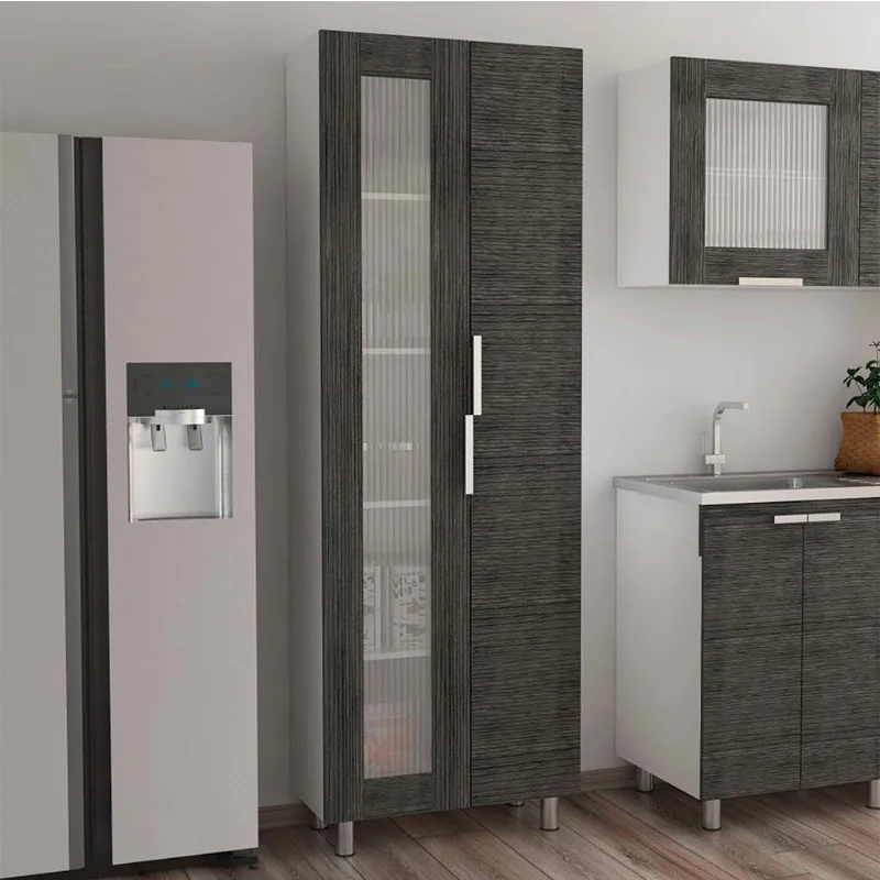 Mueble alacena Fendi - Roble Gris/Blanco Tuhome