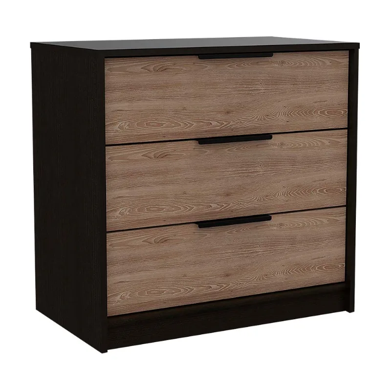 Cómoda de Madera Tuhome Modelo Kaia con 3 Cajones